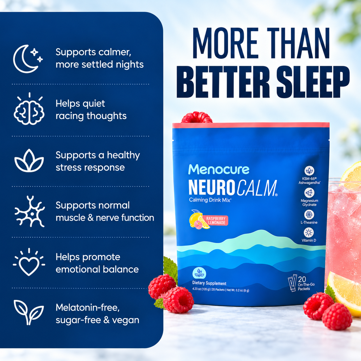 NeuroCalm by Menocure - 5-in-1 Sleep Assistant